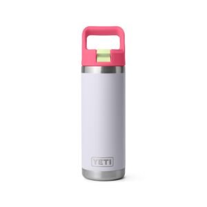 YETI Rambler 18 oz Water Bottle with Color-Matched Straw Cap